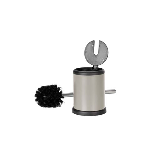 Brosse Wc En Métal "matteis" 38cm Taupe