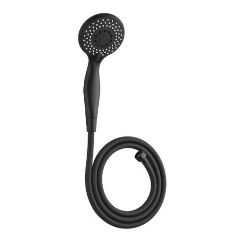 Ensemble De Douche 3 Fonctions "hydro" 22cm Noir