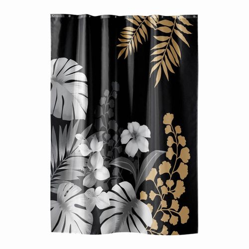 Rideau De Douche "kelly" 180x200cm Noir