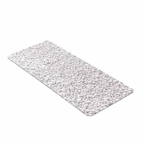 Tapis De Bain Imprimé "leandra" 50x120cm Gris