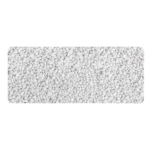 Tapis De Bain Imprimé "leandra" 50x120cm Gris