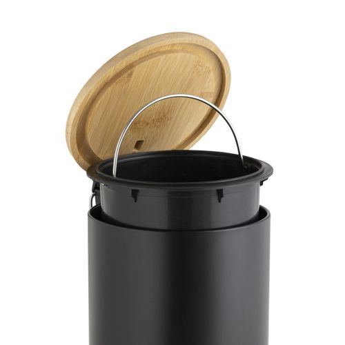 Poubelle De Salle De Bain "mobelle" 3l Noir