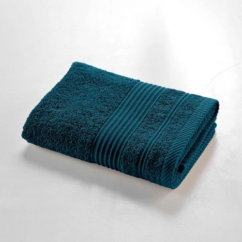Serviette De Toilette "tendresse " 50x90cm Bleu Indigo