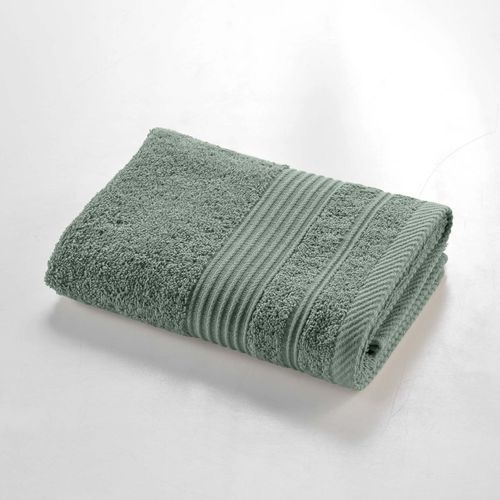 Serviette De Toilette "tendresse " 50x90cm Vert Cèdre