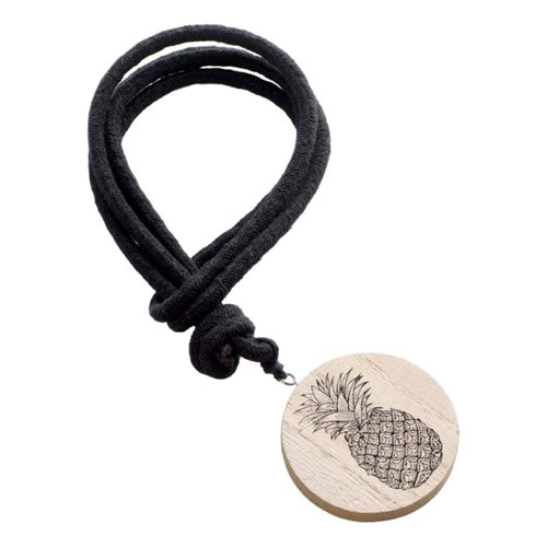 Embrasse De Rideau En Bois "guarani" 41cm Noir