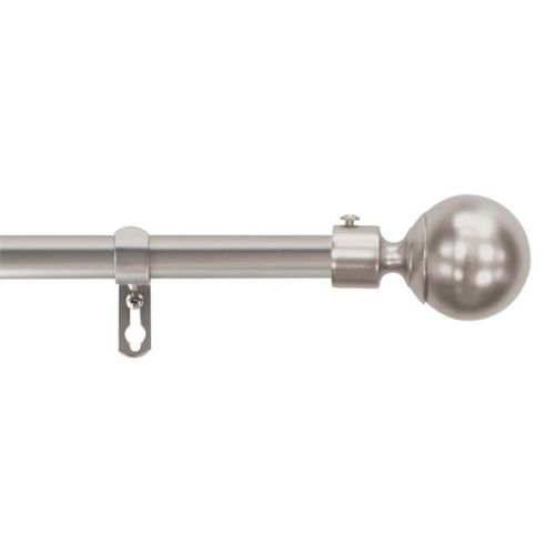 Kit Tringle Déco Extensible "sphera" 120-210cm Chromé