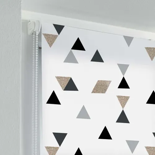 Store Enrouleur Tamisant "ny Cuivre" 60x180cm Blanc