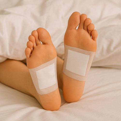 Lot De 10 Patchs Plantaires Détox Au Bambou – Patchs Bien-être à Appliquer La Nuit, Usage Sous Les P