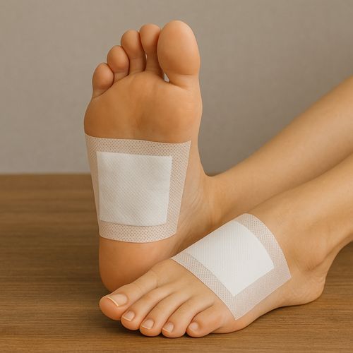 Lot De 10 Patchs Plantaires Détox Au Bambou – Patchs Bien-être à Appliquer La Nuit, Usage Sous Les P