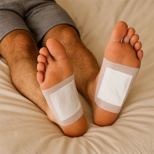 Lot De 10 Patchs Plantaires Détox Au Bambou – Patchs Bien-être à Appliquer La Nuit, Usage Sous Les P