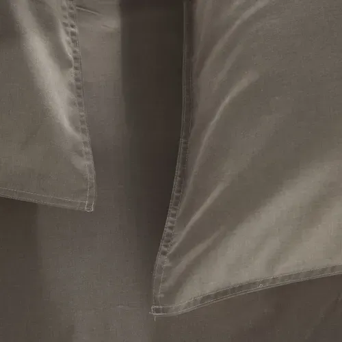 Parure De Lit Coton Uni Charme 260x240 Cm Beige