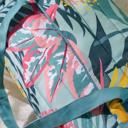 Matelas De Plage Déperlant Avec Oreiller Intégré Amazonia Bleu