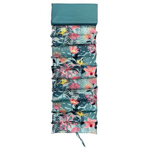 Matelas De Plage Déperlant Avec Oreiller Intégré Amazonia Bleu