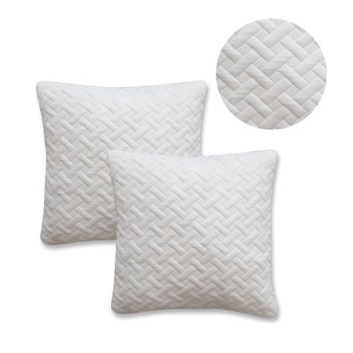 Lot De 2 Oreillers à Mémoire De Forme Essential 60x60cm Blanc