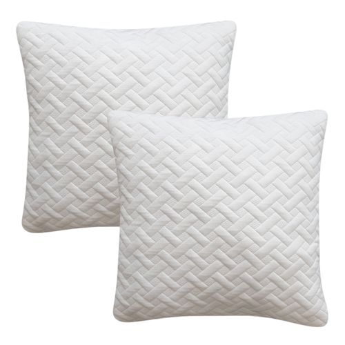 Lot De 2 Oreillers à Mémoire De Forme Essential 60x60cm Blanc