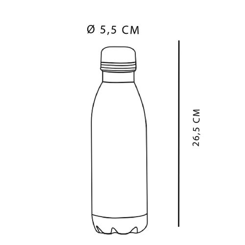 Bouteille Isotherme En Inox Kitchen Noir