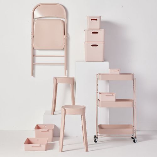 Panier De Rangement Plastique Equipment Rose