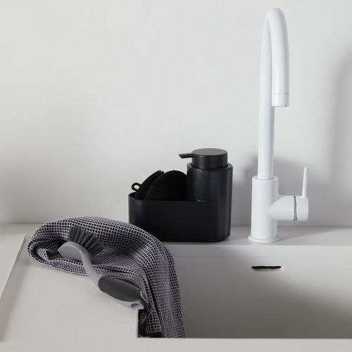 Lot De 2 Torchons Vaisselle En Coton Kitchen Noir