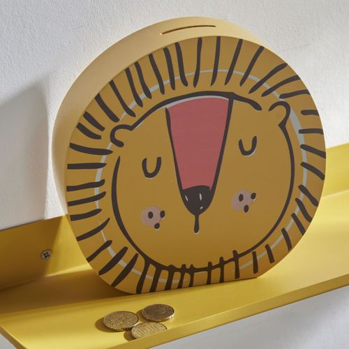 Tirelire Enfant Forme Lion Le Roi De La Jungle Ocre