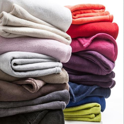 Couverture Moelleuse 180 X 220 Cm - Jaune