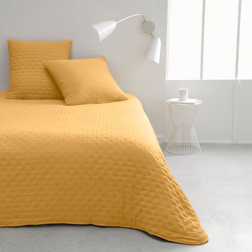Couvre Lit Boutis Essential 240x260 Cm Jaune