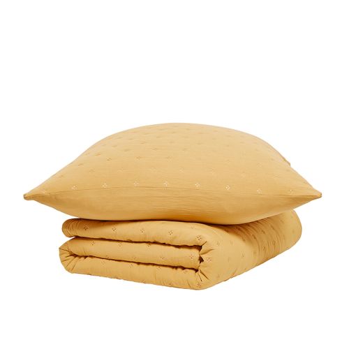 Couvre Lit Boutis Essential 240x260 Cm Jaune