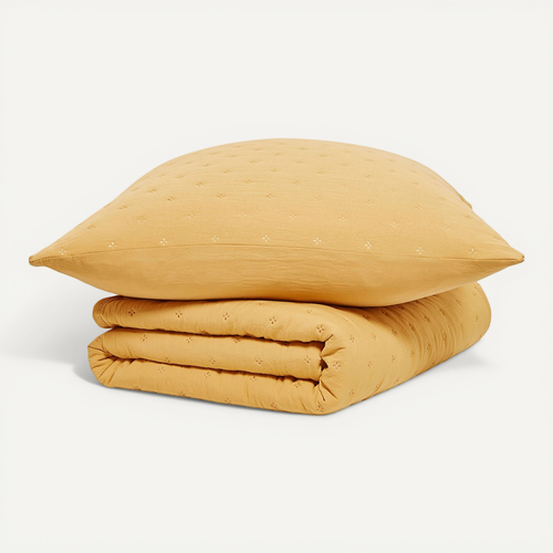 Couvre Lit Boutis Essential 240x260 Cm Jaune
