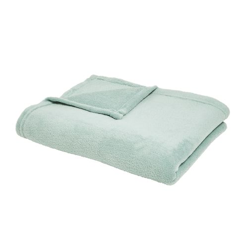 Plaid Polaire Uni Essential 125x150 Cm Vert