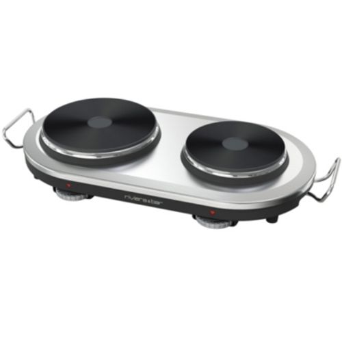 Réchaud électrique 2 foyers RIVIERA & BAR QRE450 6 position de chauffe