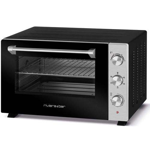 Four Chaleur Tournante 46L 1800w Noir/inox - Qfr460
