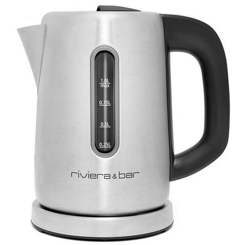 Bouilloire Sans Fil 1l 2000w Inox/noir Bbt350
