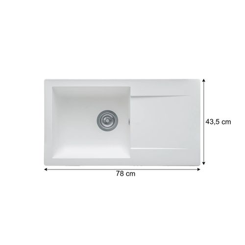 EVIER EINNA Blanc