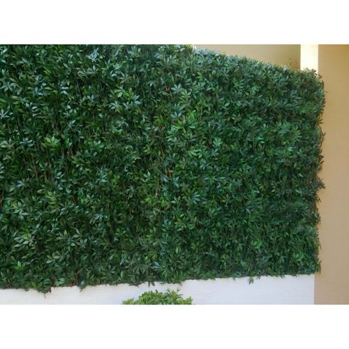 Treillis En Bois De Saule Et Feuilles De Vigne Vierge Artificielles (1 X 2 M)