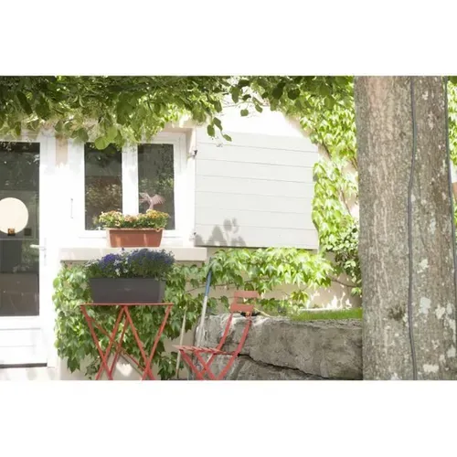 Jardinière Grande Evolution 69 Cm — 18 L, Gris Mat, Plastique Résistant