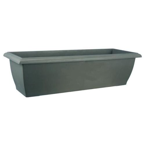 Jardinière Grande Evolution 69 Cm — 18 L, Gris Mat, Plastique Résistant