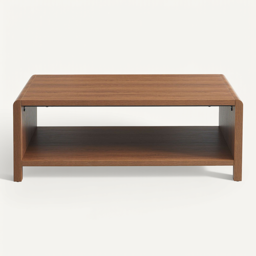 Table Basse Utica Effet Noyer