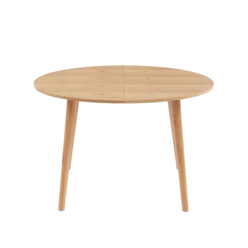 Table Extensible Oracle Placage Chêne 120 à 160cm