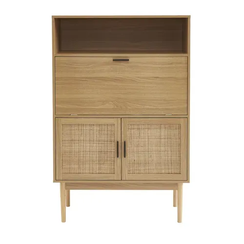 Secrétaire Amana Cannage Rotin L90 Cm