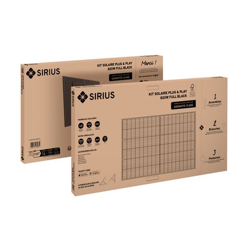 Kit Solaire Plug And Play - 820 W De Puissance Pour 1060 Kwh De Production