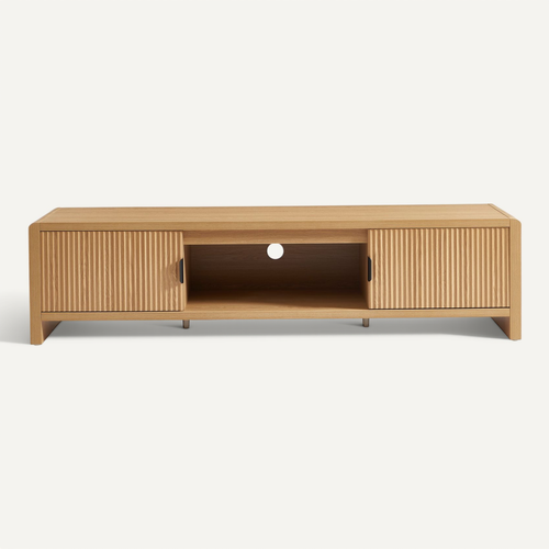 Meuble TV Utica Effet Chêne 160cm