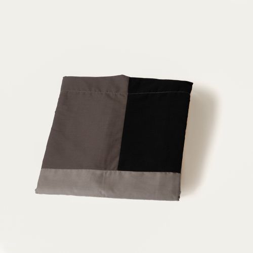 Drap Plat Coton Trio Noir - 180 X 290 cm