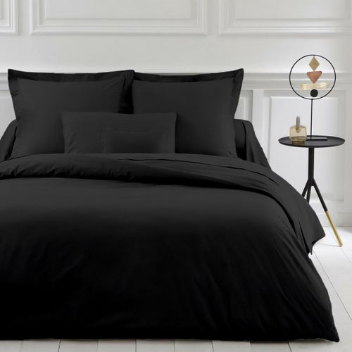 Drap housse polycoton Noir - 120 X 190 cm