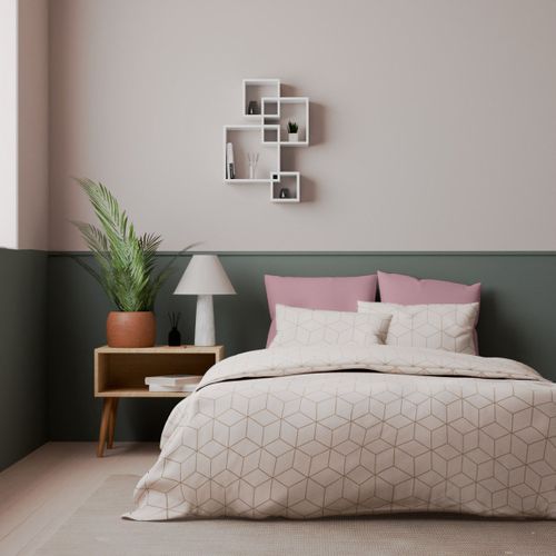 Parure De Lit Coton Jehaut - Rose - 140 X 200 cm