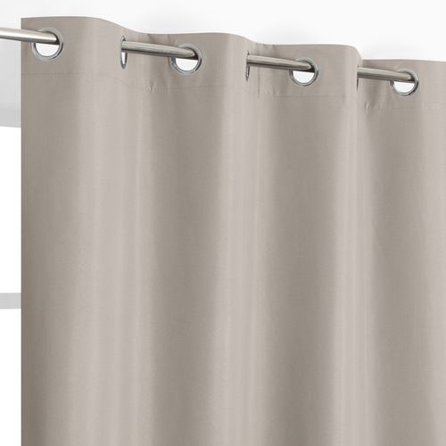 Rideau occultant 135x240 cm ATTILA Taupe vue accessoires