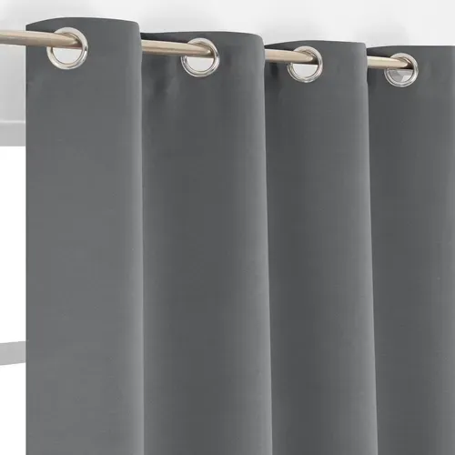 Rideau phonique 135x240 cm RUGA Anthracite vue accessoires