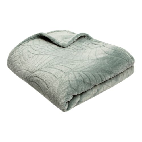 Plaid 130x170 cm FLORA Vert