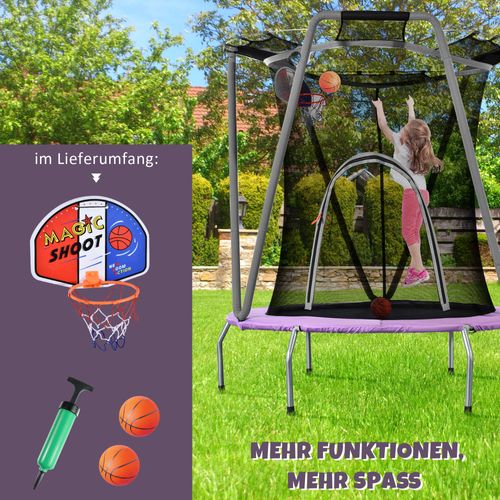 Trampoline Pour Enfant Intérieur Et Extérieur 157x47cm