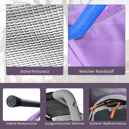 Trampoline Pour Enfant Intérieur Et Extérieur 157x47cm