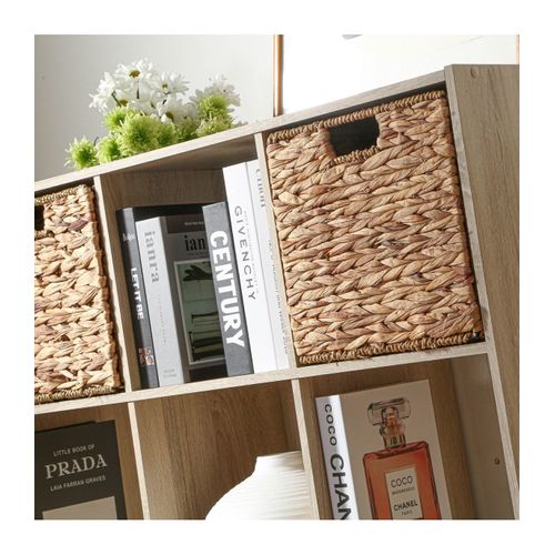 Etagère Bibliothèque 9 Cases "enimsay" 92cm Naturel