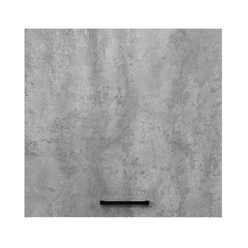 Haut 60 cm 1 porte MALICE gris béton vue de face